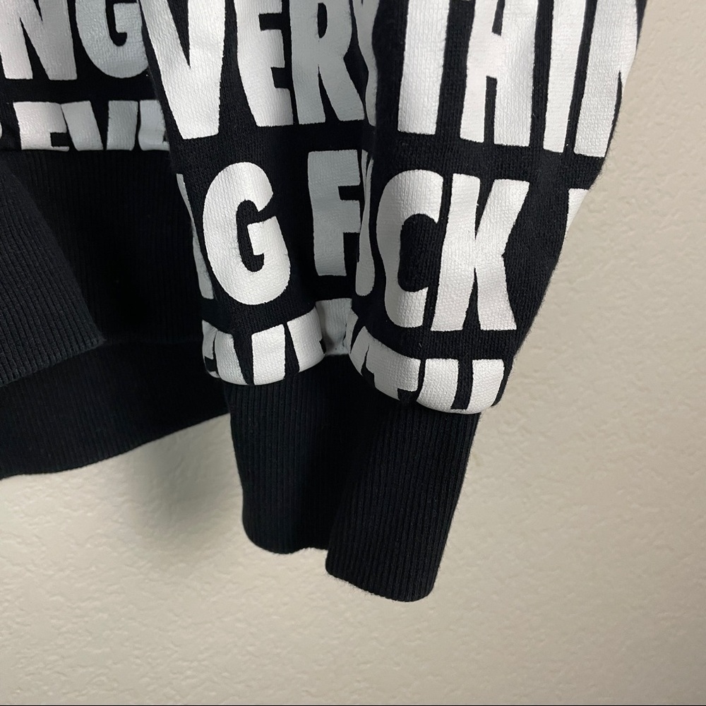 Fuxk Everything Sweatshirt Size XXL - Picture 2 of 7